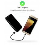 Wholesale iPhone 8 / 7 / 6s / 6 Dual Portable Power Charging Cover 5000 mAh (Black)